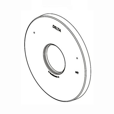 Click here to see Delta RP78180 Delta Escutcheon Assembly, Chrome - RP78180