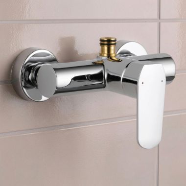 Click here to see Delta ISP00010-V Delta Centra Fixed On Wall Shower Valve, Hard Connection, Lever Handle, Chrome - ISP00010-V