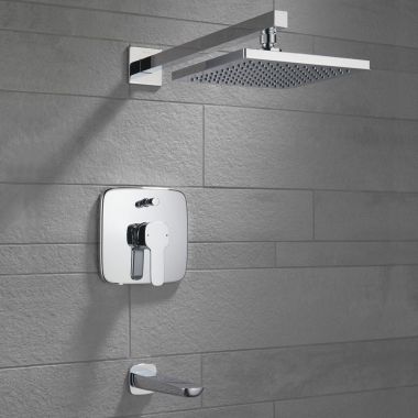 Click here to see Delta 33985 Delta Kami In-Wall Tub and Shower, Chrome - 33985