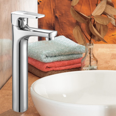 Click here to see Delta 44025-LP-P Delta Ixa Flex Single-Handle Bathroom Faucet w/ Riser, 4.2 GPM, Chrome - 44025-LP-P