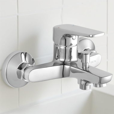 Click here to see Delta 44050-SQ-VO Delta Ixa Jive On Wall Tub and Shower Valve, Chrome - 44050-SQ-VO