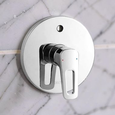 Click here to see Delta T853440-LP Delta Ixa Flex In-Wall Single Handle Valve Trim with Diverter, Lever Handle, Chrome - T853440-LP