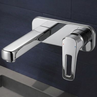 Click here to see Delta T31440-WL-LP Delta Ixa Flex Single Handle Wall Mount Lavatory Faucet, Lever Handle, Polished Chrome - T31440-WL-LP
