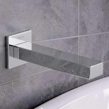 Click here to see Delta ITS61340 Delta Filis 7” Non-Diverter Tub Spout, Metal, Chrome - ITS61340