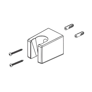 Click here to see Delta RP90904 Delta Bidet Spray Plastic Holder, Chrome - RP90904