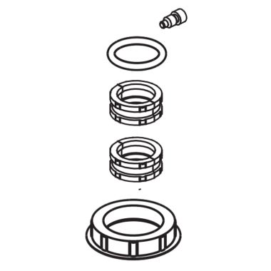 Click here to see Delta RP71088 Delta Andian Kitchen Faucet Guide Ring Assembly - RP71088