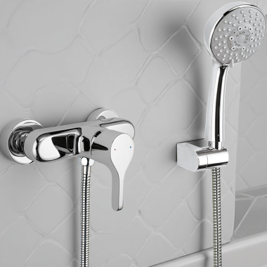 Click here to see Delta 35551 Delta Kendari On-Wall Shower, Chrome - 35551