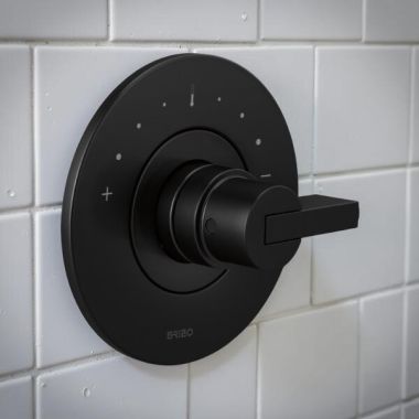 Click here to see Brizo T66T035-BLLHP Brizo Litze Sensori Single-Handle Thermostatic Valve Trim, Less Handle, Matte Black - T66T035-BLLHP
