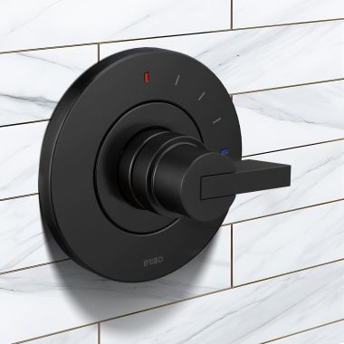 Click here to see Brizo HL60P32-BL Brizo Litze Handle Kit for Pressure Balance Valve Only Trim, Lever Design, Matte Black - HL60P32-BL