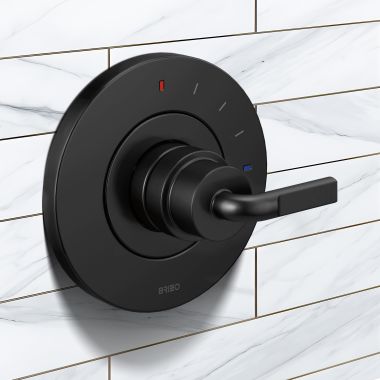 Click here to see Brizo HL60P39-BL Brizo Handle Kit for Litze Pressure Balance Valve Only Trim, Notch Lever, Matte Black - HL60P39-BL