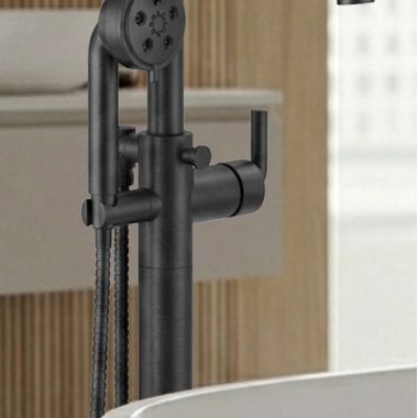 Click here to see Brizo HL7039-BL Brizo Notch Lever Handle Kit for Litze Floor Mount Tub Filler, ADA, Matte Black - HL7039-BL