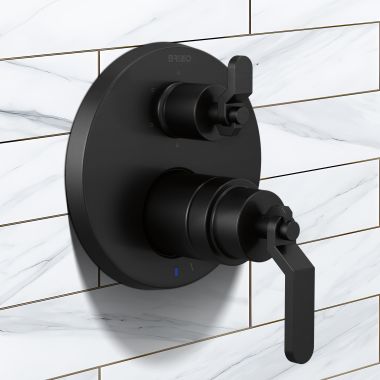 Click here to see Brizo HL75P34-BL Brizo Litze Industrial Lever Handle Kit for T75P535-LHP and T75P635-LHP, Matte Black - HL75P34-BL