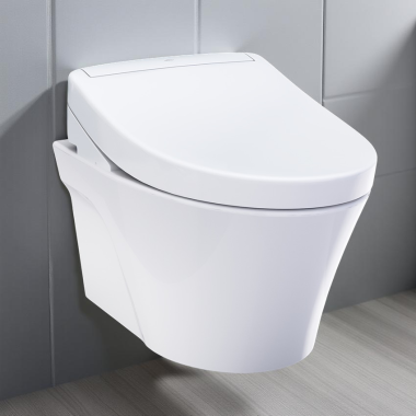 Click here to see Toto CWT4263446CMFG#MS TOTO Elongated In-Wall AP Wall-Hung Toilet w/ S5 Washlet Bidet Combo,1.28 GPF/ 0.9 GPF, Cotton White - CWT4263446CMFG#MS