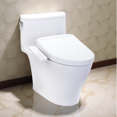 Click here to see Toto MW6423346CUFG#01 TOTO Nexus One-Piece Elongated Toilet w/ WASHLET+ S2 Bidet Seat, 1.0 GPF, Cotton White - MW6423346CUFG#01