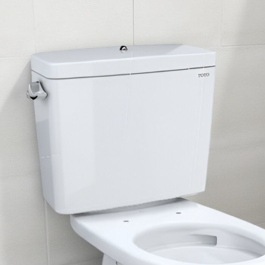 Click here to see Toto ST776EDB#01 TOTO Drake Insulated Toilet Tank with Bolt-Down Lid, 1.28 GPF, Cotton White - ST776EDB#01