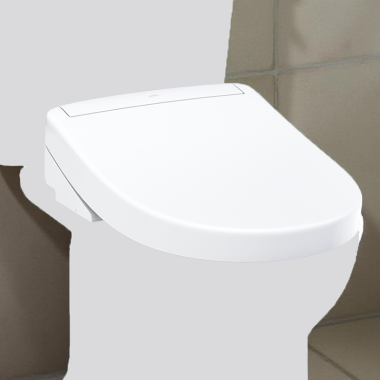 Click here to see Toto SW3445#01 TOTO WASHLET S5 Round Electronic Bidet Toilet Seat w/ SoftClose, Cotton White - SW3445#01
