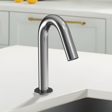 Click here to see Toto T26S51ET#CP TOTO Helix Touchless Bathroom Faucet, ECOPOWER, ADA-Compliant, 0.5 GPM, Polished Chrome - T26S51ET#CP