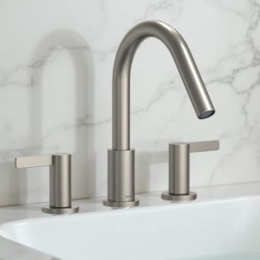 Click here to see Toto TBG11201UA#PN TOTO GF Three-Hole Roman Tub Filler Trim, Two Lever Handles, Deck-Mount, Polished Nickel - TBG11201UA#PN