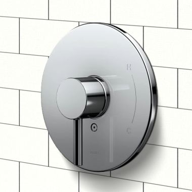 Click here to see Toto TBV01801U#CP TOTO Round Pressure Balance Valve Trim, Lever Handle, ADA-Compliant, Polished Chrome - TBV01801U#CP