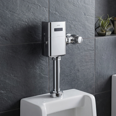 Click here to see TOTO SENSOR DEVICES TET1UB32#CP TOTO EcoPower Ultra High Efficiency Toilet Flush Valve with Smart Sensor, ADA, 1.0 GPF, Polished Chrome - TET1UB32#CP