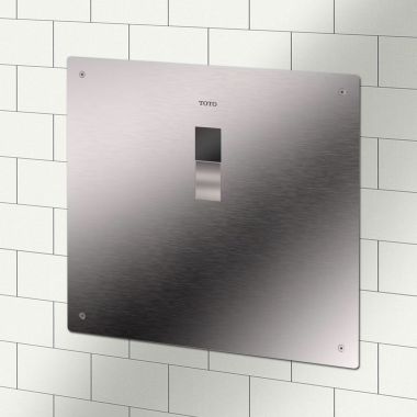 Click here to see Toto TET2LB32#SS TOTO EcoPower High Efficiency Concealed Toilet Flush Valve with Smart Sensor, Top Spud, ADA, 1.28 GPF, Stainless Steel - TET2LB32#SS