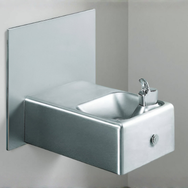 Click here to see Oasis 501557 Oasis Barrier-Free Frost Resistant Modular Drinking Fountain, Non-Refrigerated, Stainless Steel - M140FZ (501557)