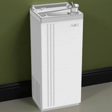 Click here to see Oasis 504320 Oasis Free Standing/Against-A-Wall Water Cooler, Refrigerated, 8GPH, Greystone - P8FA (504320)