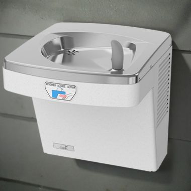 Click here to see Oasis 506672 Oasis VersaCooler II Drinking Fountain with Sensor, Refrigerated, 8.0 GPH, Greystone - PG8ACT (506672)