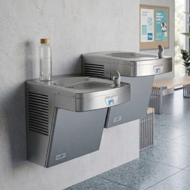 Click here to see Oasis 506720 Oasis VersaCooler II Bi-Level Contactless Water Cooler, Refrigerated, Stainless Steel - PG8ACSLTT (506720)