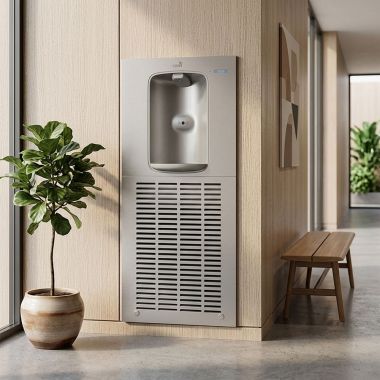 Click here to see Oasis 506977 Oasis Aqua Pointe Electronic Bottle Filler, In-Wall, Refrigerated, 12 GPH, Stainless Steel - MW12EBF (506977)