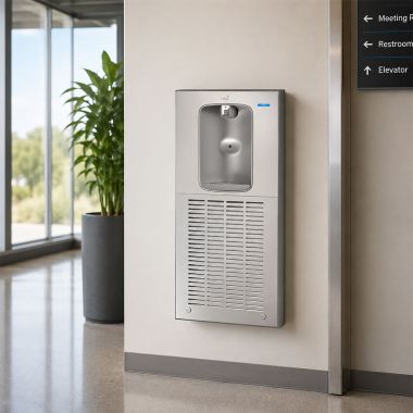 Click here to see Oasis 506995 Oasis QUASAR Electronic Bottle Filler, Surface Mounted, VersaFilter III and Remedi, Non-Refrigerated, Stainless Steel - MWSMF2EBQ (506995)
