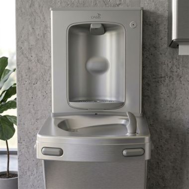 Click here to see Oasis 507012 Oasis VersaFiller Retrofit Mechanical Bottle Filling Station Kit, Non-Refrigerated, Stainless Steel - PWSBF (507012)