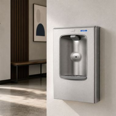 Click here to see Oasis 507187 Oasis VersaFiller Electronic Bottle Filler, Surface Mounted, Non-Refrigerated, Stainless Steel - PWSMFEBF (507187)
