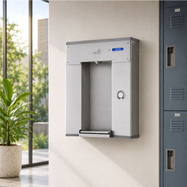 Click here to see Oasis 507553 Oasis Outdoor Vandal Resistant Retrofit Electro-Mechanical Bottle Filling Station Kit, Non-Refrigerated, Stainless Steel - PWSVDBF (507553)