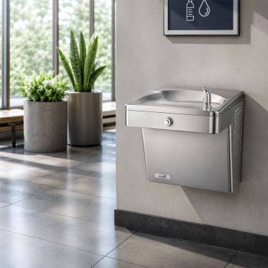 Click here to see Oasis 507647 Oasis VersaCooler II Outdoor Rated Single Drinking Fountain, Filtered, Refrigerated, Stainless Steel - PGVDF8AC-14G (507647)