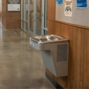 Click here to see Oasis 507352FVF Oasis VersaCooler II Single Contactless Drinking Fountain, VersaFilter lll, Refrigerated, 8 GPH, Greystone - PGF8ACT (507352FVF)