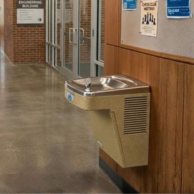 Click here to see Oasis 507353FPF Oasis VersaCooler II Single Contactless Drinking Fountain, Total PFAS Filter, Refrigerated, 8 GPH, Sandstone - PGF8ACT (507353FPF)