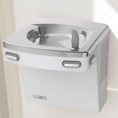 Click here to see Oasis 507354FPF Oasis VersaCooler II Single Drinking Fountain, Total PFAS Filter, Non-Refrigerated, Greystone - PGFAC (507354FPF)