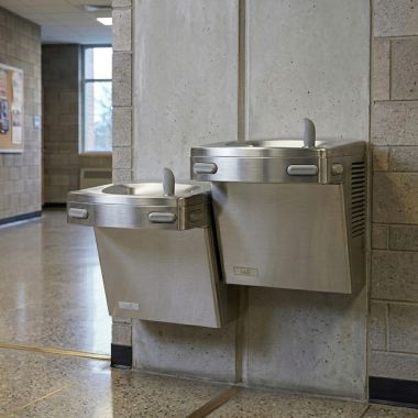 Click here to see  507367FVF Oasis VersaCooler II Bi-Level Drinking Fountain, VersaFilter lll, Refrigerated 8 GPH, Stainless Steel - PGF8ACSL (507367FVF)