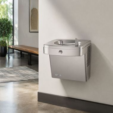 Click here to see Oasis 507433FRX Oasis VersaCooler II Vandal Resistant Single Drinking Fountain, Pharmaceutical Filter, Non-Refrigerated, Stainless Steel - PGVFAC (507433FRX)