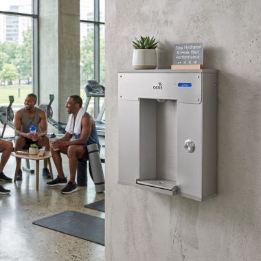 Click here to see Oasis 507565FVF Oasis Vandal Resistant Retrofit Electro-Mechanical Bottle Filling Station Kit, VersaFilter III, Non-Refrigerated, Stainless Steel - PWFSVBF (507565FVF)