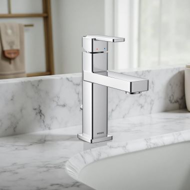 Click here to see Moen 6805 Moen Iver Single-Handle Bathroom Faucet, WaterSense, 1 GPM, Chrome - 6805