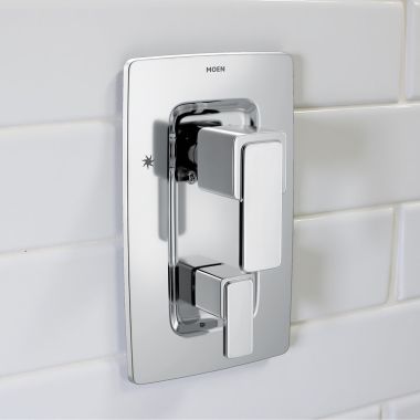 Click here to see Moen T2570 Moen Iver Posi-Temp Three-Function Diverter Pressure Balancing Valve Trim, ADA, Chrome - T2570