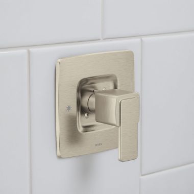 Click here to see Moen T2571BN Moen Iver Posi-Temp Pressure Balancing Valve Trim, M-Pact, ADA, Brushed Nickel - T2571BN