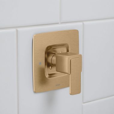 Click here to see Moen T2571BZG Moen Iver Posi-Temp Pressure Balancing Valve Trim, M-Pact, ADA, Bronzed Gold - T2571BZG