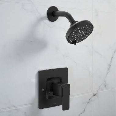 Click here to see Moen T2572EPBL Moen Iver Posi-Temp Pressure Balancing Shower Trim, M-Pact, ADA, Matte Black - T2572EPBL