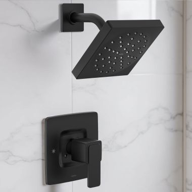 Click here to see Moen T2672EPBL Moen Iver Posi-Temp Shower Only Trim, 1.75 GPM, WaterSense, ADA, Matte Black - T2672EPBL