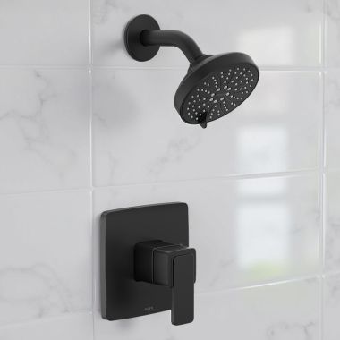Click here to see Moen UT2572EPBL Moen Iver M-Core 2 Shower Only Trim with Lever Handle, ADA, WaterSense, Matte Black - UT2572EPBL