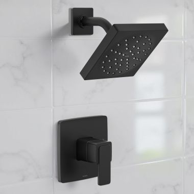 Click here to see Moen UT2672EPBL Moen Iver M-Core 2 Series Shower Trim with Temperature Control Cartridge, ADA, 1.75 GPM, Matte Black - UT2672EPBL