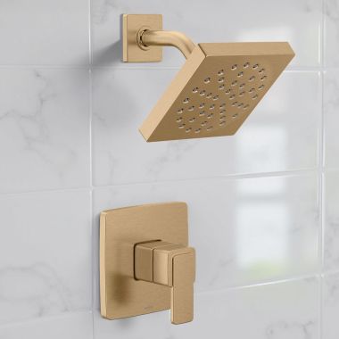 Click here to see Moen UT2672EPBZG Moen Iver M-Core 2 Series Shower Trim with Temperature Control Cartridge, ADA, 1.75 GPM, Bronzed Gold - UT2672EPBZG